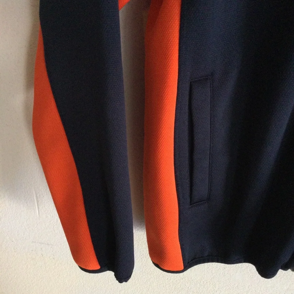NFL Men’s Chicago Bears Football Fleece Zip Up Jacket Blue Sz XL